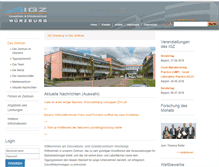 Tablet Screenshot of igz.wuerzburg.de
